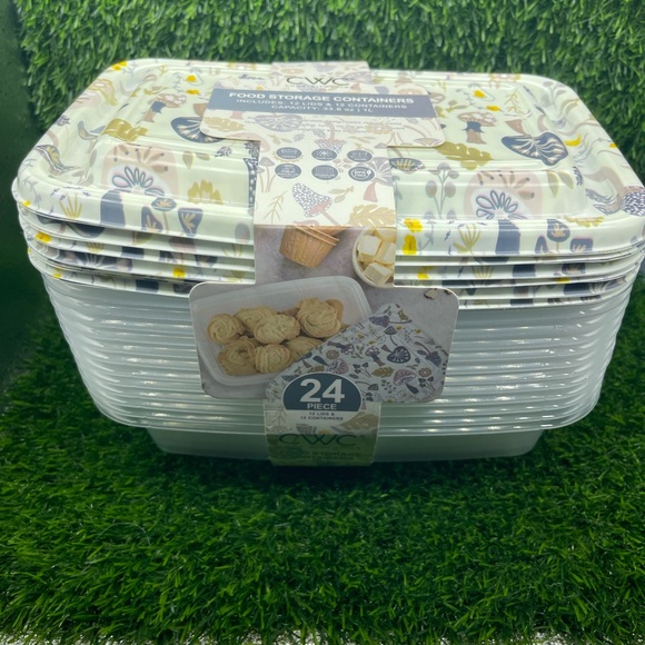 CWC® Cooking with Color Food Storage Containers, Mushroom, NWT - Picture 4 of 4